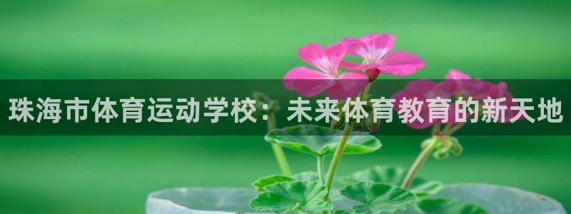 一竞技官方正版app娱乐40996：珠海市体育运动学校：未来